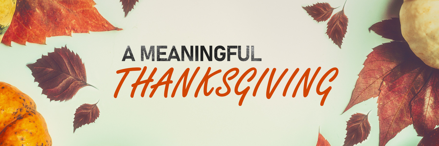 A Meaningful Thanksgiving