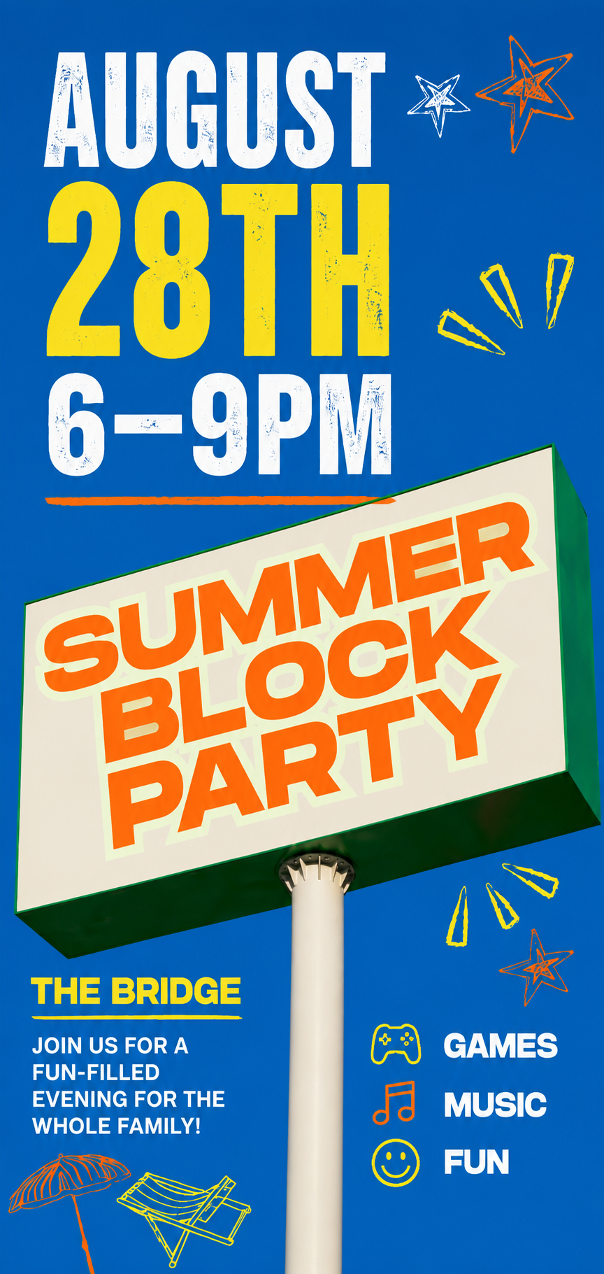 Summer Block Party Triple Wide